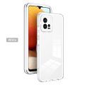 For Motorola G72 Phone Case，Frame Transparent Shell TPU 3 in 1 Back Cover. 