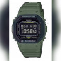 Casio G Shock Special Color Model Digital, Electro-Luminescent Backlight Afterglow, Stop watch Multi-Function Green Resin Band Watch-DW-5610SU-3DR. 