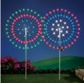 Collections Etc Solar Powered Multicolor Starburst Stake Lights E R1898. 