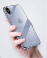 For iPhone Xs / iPhone X Back Cover + Wrist Strap Fashion Shiny Maple leaf Plating Square Bumper Phone Case Soft TPU Silicone Shockproof Protective Cover. 