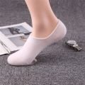 1 Pair of Loafer Socks for Men and Women No Show Sockes Cotton Loafer Low Cut Socks Ankle Socks in Plain Random Colors (Black Blue White Grey). 