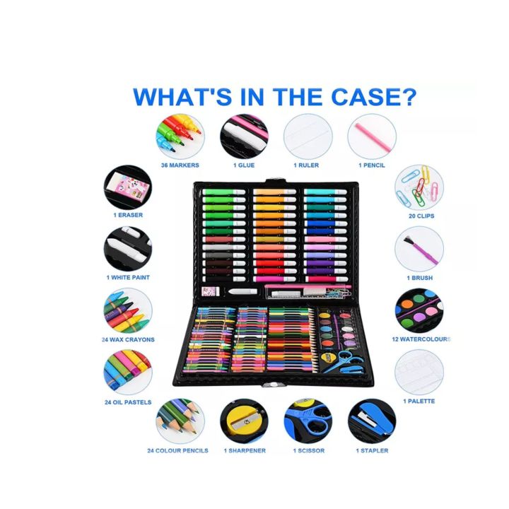 Colouring%20Kit,%20150%20Pcs%20Colour%20Box%20Set,%20Kids%20Colouring%20Kit,%20Multifunctional%20Colour%20Box,%20Best%20Coloring%20Set,%20Drawing%20Kit,%20Art%20Set%20for%20Kids,%20Painting%20Set%20for%20children,%20Pencils%20Crayons%20Markers%20Art%20Drawing%20Kits,%20Perfect%20Gift%20for%20Boys%20Girls%20-%20Image%202