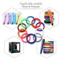 1.75mm PLA Filament 3D Pen Wire For 3Doodler Pen 3D Filament For Realistic Printing Educational 3D Pen Wire For Home Art Activity Set (2.5m lenght)1.75mm PLA Filament. 