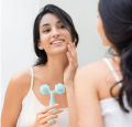 Y Shape Face Massage Roller for Skin Tightening, Face Roller for Neck Body Muscle Relaxing Beauty Tool Ritapreaty. 