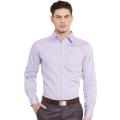 Light Purple Cotton Dress Shirt For Men. 