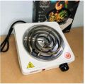 Electric Stove for cooking, Hot Plate heat up in just 2 mins, Easy to clean, 1000W, Automatic. 