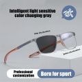 Photochromic TR Silicone Sports Myopia Glasses Anti Blue Light Men Anti-Shed Basketball Football Sunglasses Очки для близоруких. 