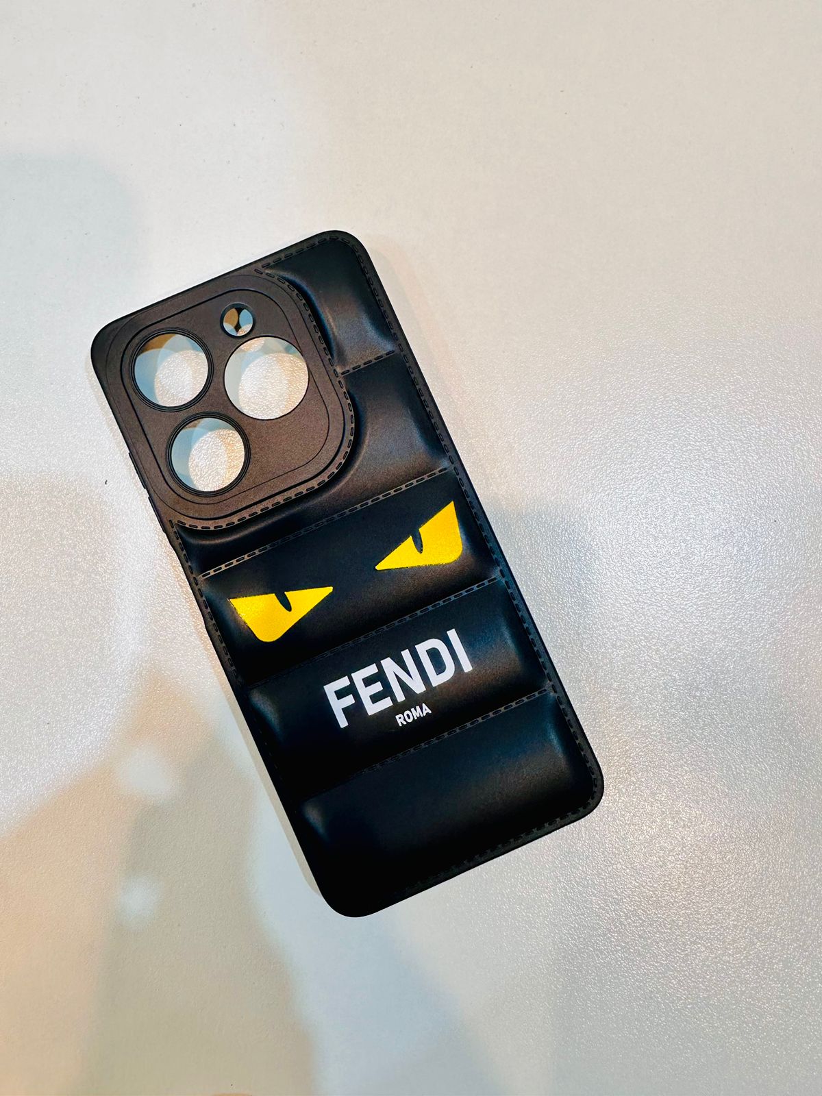 Lahore Mobile Case for Tecno Pop 8 Back Covers - Premium Soft Silicon Puffer Case - New Elegant Designs 6