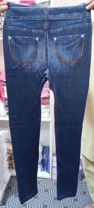 Women%20Lady%20Girl%20Winter%20Fleece%20White%20Tights%20Legging%20Free%20Size%20-%20Image%204