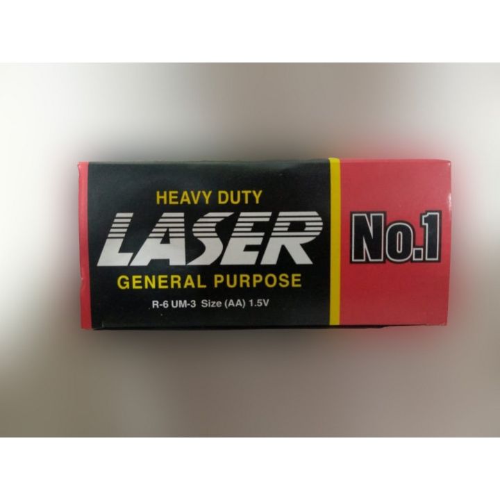 PACK OF 24 - Long Life Super Heavy Duty Laser AA Size Cells, AA Batteries R-6 UM-3 - 1.5v General Purpose Cells