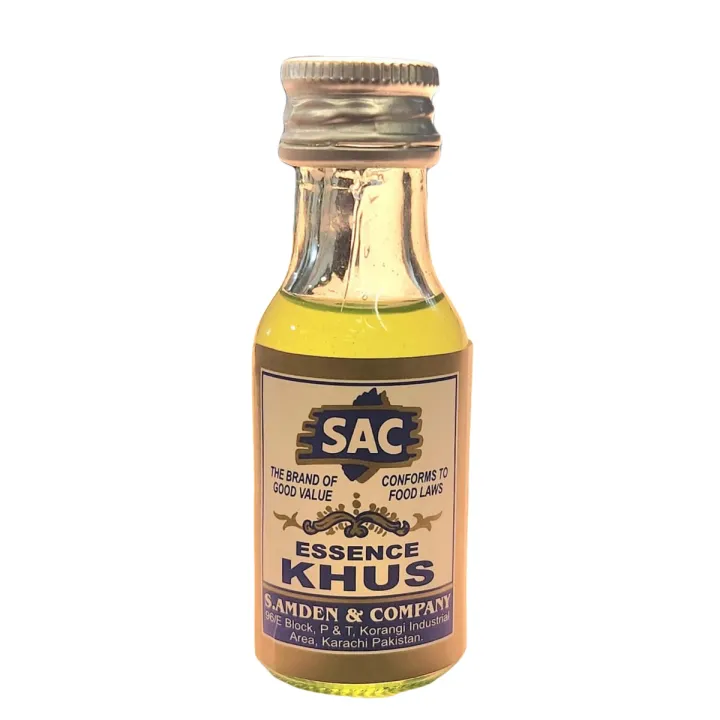 Khuss essence - Food Flavours for Drinks, Juices and Desserts 25ml - SAC