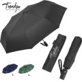 TRENDZIO Outdoor Fully Auto Close Open Push Button Folding Umbrella Travel Umbrella 8 Ribs Super Strength Strong Straight Umbrella Portable Umbrella for Rain Sun. 