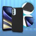 Motorola Moto G51 5G Case FlexGuard Series Soft Flexible Slim Lightweight Fit TPU Phone Cover, Black. 