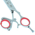 stainless steel swivel Thumb 360 rotatable ring Hair Scissors Professional Barber Hairdressing Cutting Shears specialy for saloons. 