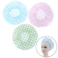 Adult Shower Cap Plastic Waterproof Reusable Hair Bath Hat Shower Care MJ. 