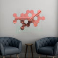 Acrylic Hexagon Mirror Wall Sticker (12 pieces Set), DIY Geometric Removable Acrylic Mirror For Wall Decal, 3D Wall Stickers, Personalized Art Hexagonal Mirror for Home Living Room Bedroom Decor. 