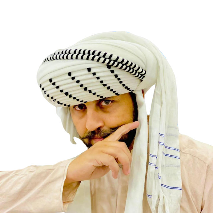 Balochi turban Bugti style balochi pagri Balochi dastar | Daraz.pk