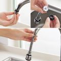 Flexible Hose Extension with Two Modes, Water Saving, Flexible Tap Extension for Kitchen Sink. 