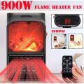 Electric Wall Heater Mini Portable Plug-in Personal Space Warmer for Indoor Heating Camping Any Place Adjustable Thermostat. 