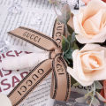 Big-name threaded ribbon ribbon threaded flower gift box packaging bow ribbon handmade DIY ribbon customization. 