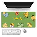 Pokemon Mouse Pads Pikachu Squirtle Large Anime Mousepad Gamer Cute Kawaii Gaming Mouse Pad Big Fashion Laptop Notebook Desk Mat. 