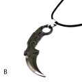 1PC Knife Key Chains for Male Female Karambit Key Chain CS GO M9 Key Holder Keyring Porte Clef Csgo Butterfly Keychain. 
