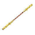 22cm Wukong Golden Cudgel Great Sages Equalling Heaven Ruyi Jingu Bang Carved Monkey King Bar Decoration Metal Golden Hoop Stick. 