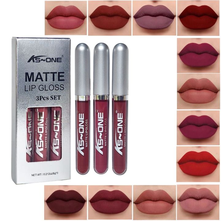 6%20Pcs%20Lip%20Gloss%20Matte%20Lip%20Color%20Set%20Lip%20Makeup%20Long%20Lasting%20Moisturizing%20Rose%20Matte%20Liquid%20Lip%20Gloss%20Lipstick%20,3-Piece%20Fancy%20Lipstick%20Set%20%E2%80%93%20Elegant%20-%20Image%204