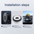 Solar Retorating Football Design Car Air Freshener -Black-. 