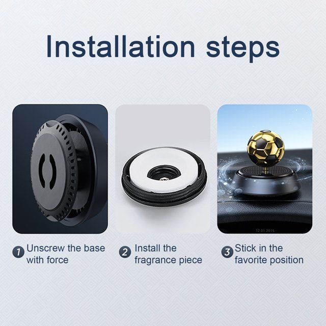 Solar%20Retorating%20Football%20Design%20Car%20Air%20Freshener%20-Black-%20-%20Image%207