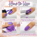 12 velvet flocking fiber powders-Nails Flocking Powder Flocking Fibers 12 Jars Box For Nail Art and Manicure. 