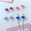 Data cable protective cover suitable for Apple, Huawei, Xiaomi, universal cute strawberry bear charging cable interface cable bite device. 