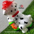 Dog Drummer Cute Toy For Kids With Lights And Music-Bump & Go Toy-6628. 