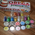 12 Orega Poster Color + 12 Glitter + 1 Paint Brush / Colors - 12 different shades bottles 30cc + 12 Glitter + 1 Paint Brush /  Orega Colours. 