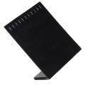 11 Hooks Velvet Jewelry Rack Earring Bracelet Necklace Organizer Holder Display, Black. 