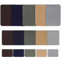 60 Pieces Iron on Fabric Patches Fabric Repair Patches Twill Clothing Repair Patch Kit for Jacket Clothes, 5 Colors. 