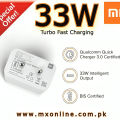 Mi Xiaomi charger 33 Watt original charger with 3 months warranty charges mi turbo with box. 