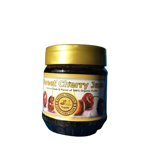 Sweet cherry Jam organic 380g GB
