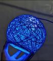 One ball string light indoor decoration yarn globe Multicolor Large Suspension lamp rattan ceiling light Round hanging. 