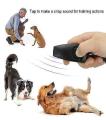 2 In 1 Pet Dog Training Clicker Cat Training Whistles Key Ring and Wrist Strap Pets Trainings behavior pet Supplies - PS602 - PS-TA. 