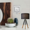 Conventional SONOFF S55 Waterproof WIFI Wireless Smart Plug Socket Outlet Home Timer Control US/DE/FR/US Type Switch For Alexa Google Outlet White. 
