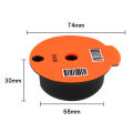 60ml-220ml Refillable Coffee Capsules For Tassimo Machine Reusable Coffee Pod Crema Maker Eco-Friendly Cafe Kitchen Gadget. 