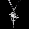 Final Fantasy VIII Necklace Sleeping Lion Heart Griever Squall Leonhart Lion Head Necklaces Pendants Fashion Game Jewelry. 