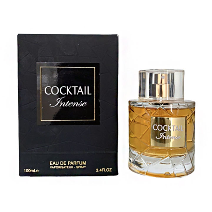 Fragrance World Cocktail Intense Ea De Parfum 100ml for Unisex cologne for Men & Women - Luxury Perfume