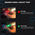 Automotive LED Circuit Tester 6-24V Test Light with Dual Probes 47 Inch Antifreeze Wire Alligator Clip for Testing. 