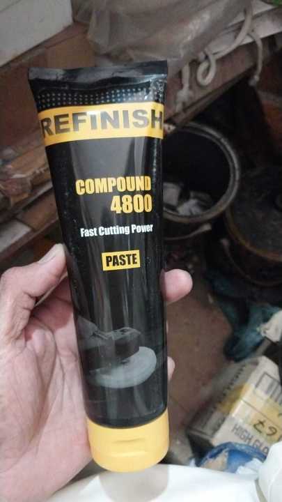 Cartec 4800 Refinish Ultra-Cut Defect Repair and Glass Scratch Removal Permanently Removes Fine Scratches, Swirl Marks, Water Spots Car Compound 400g