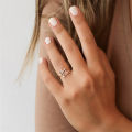 Personalized Multiple Name Ring Family Name Ring Custom Stackable Name Jewelry Three Four Names New Mom Gift For Women. 