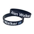 Norwegian male DJ and music producer Alan Walker silicone bracelet star support wristband with printed hand band. 