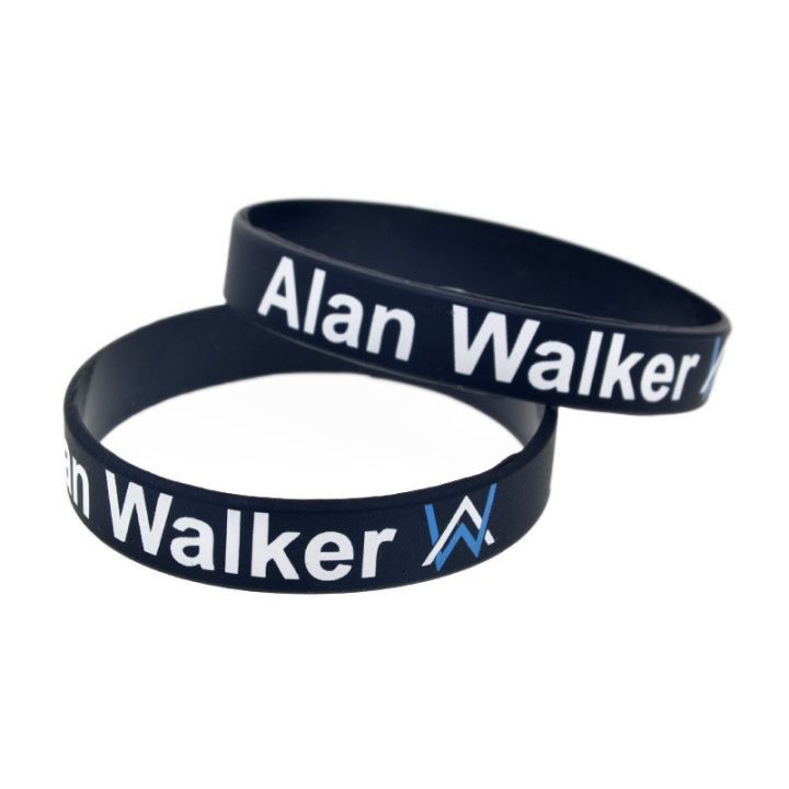 Norwegian male DJ and music producer Alan Walker silicone bracelet star support wristband with printed hand band