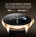 Zero® Vision Smartwatch | Ultra Big Screen of 1.43" AMOLED Display, Bluetooth Calling, Advanced Health Sensors | FREE Silica Gel Strap, Waterproof IP67 | High Quality, Best Smartwatch for Men and Women, IOS & Android users. 